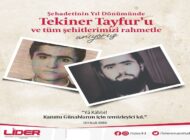 Kur’ani Ahlakı yaşamak için çırpınan adam: Tekiner Tayfur
