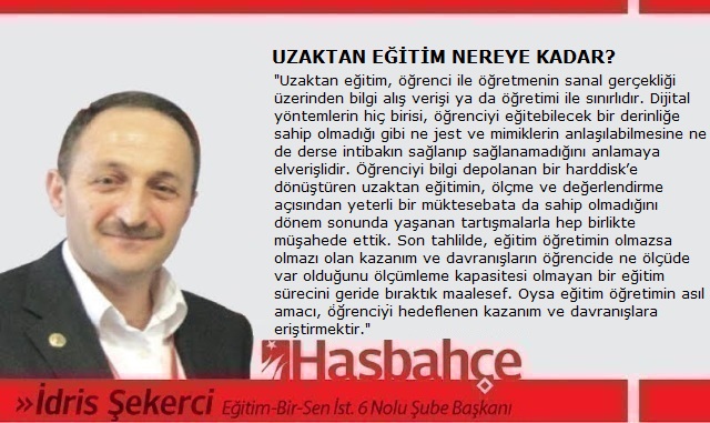 UZAKTAN EĞİTİM NEREYE KADAR?