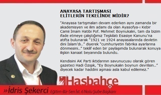 ANAYASA TARTIŞMASI ELİTLERİN TEKELİNDE MİDİR?