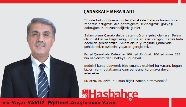 ÇANAKKALE MESAJLARI