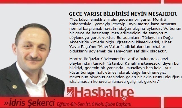 GECE YARISI BİLDİRİSİ NEYİN MESAJIDIR