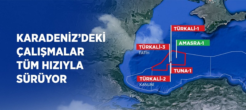 Karadeniz’deki Toplam Gaz Keşfi 540 Milyar Metreküpe Ulaştı