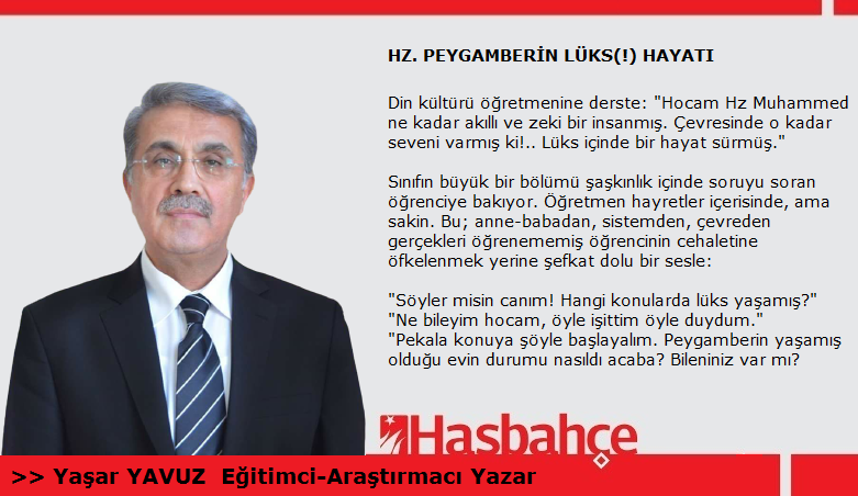 HZ. PEYGAMBERİN LÜKS(!) HAYATI