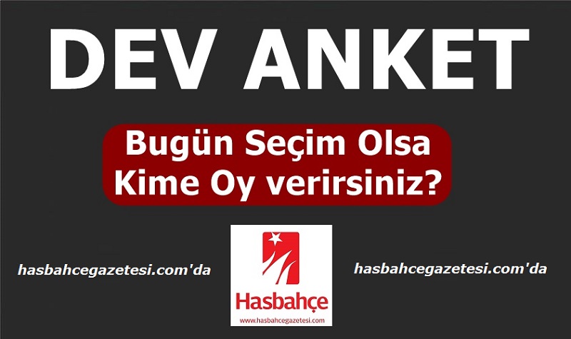 Bugün Seçim Olsa Kime Oy Verirsiniz?