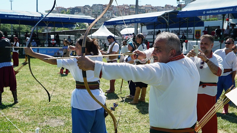 Kağıthane’de Okçuluk Şöleni Nefes Kesti