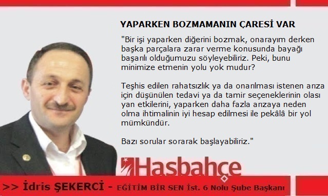 YAPARKEN BOZMAMANIN ÇARESİ VAR