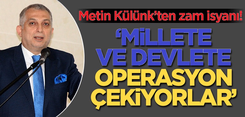 Metin Külünk’ten Araç Muayene Ücretine Tepki