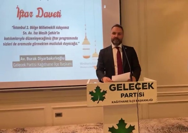 GELECEK PARTİSİ KAĞITHANE, İFTAR YEMEĞİNDE BULUŞTU