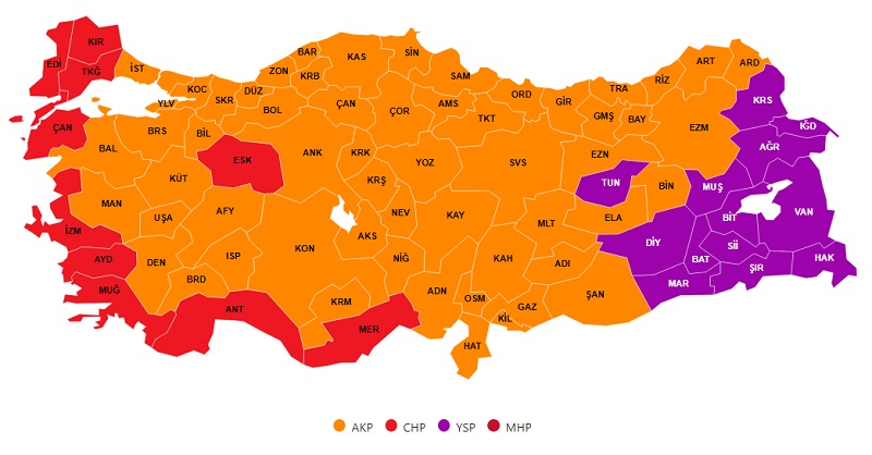 14 Mayıs 2023 Milletvekilliği Genel Seçim Sonuçları