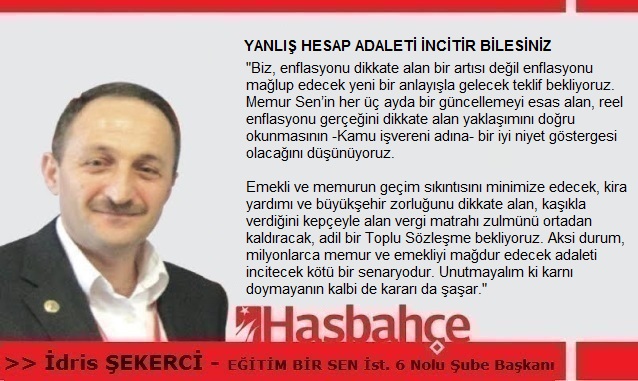 YANLIŞ HESAP ADALETİ İNCİTİR BİLESİNİZ