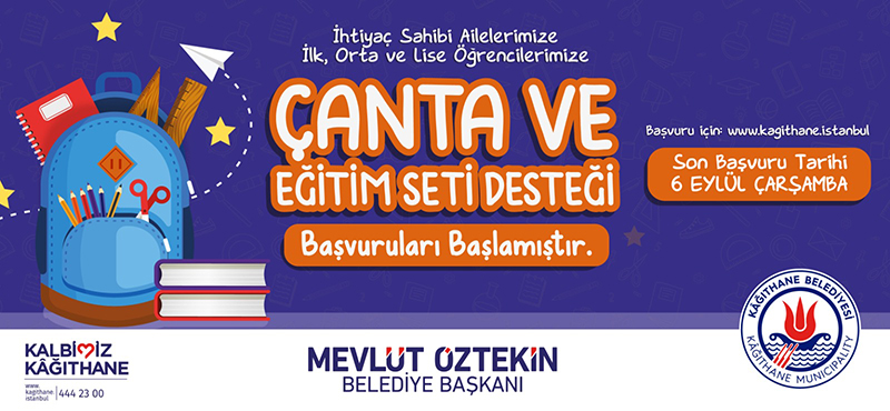 Kağıthane Belediyesinden Eğitime Destek