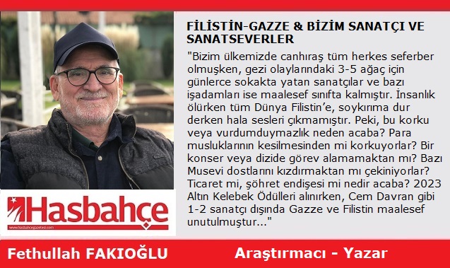 FİLİSTİN-GAZZE & BİZİM SANATÇI VE SANATSEVERLER