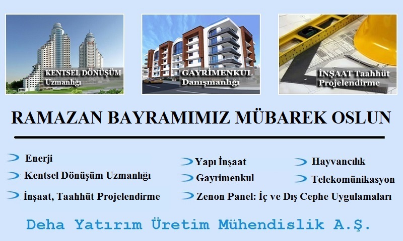 Deha Yatırım Üretim Mühendislikten Ramazan Bayramı Mesajı