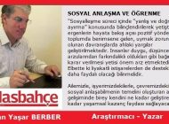SOSYAL ANLAŞMA VE ÖĞRENME