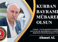 UYSAD Yönetim Kurulu Üyesi Ahmet AL’dan Kurban Bayramı Mesajı