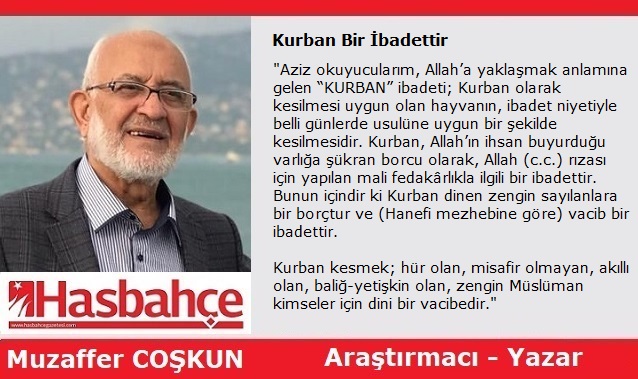 Kurban Bir İbadettir
