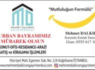 Mehmet DALKIRAN Gayrimenkul’den Kurban Bayramı Mesajı