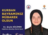 AK Parti Kağıthane Belediye Meclis Üyesi Av. Şeyda SÜLÜMER’den Kurban Bayramı Mesajı