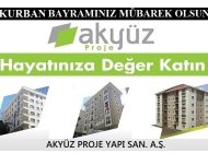Akyüz Proje’den Kurban Bayramı Mesajı