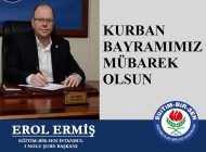 EĞİTİM BİR SEN İstanbul 3 Nolu Şube Başkanı Erol ERMİŞ’ten Kurban Bayramı Mesajı