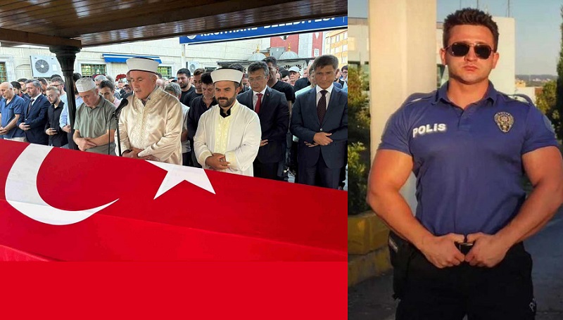 Sarıyer’de Denizde Boğulan Polis Memuru Numan ÇEBİ’nin Cenazesi Toprağa Verildi