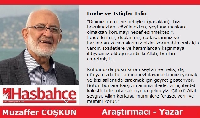 Tövbe ve İstiğfar Edin