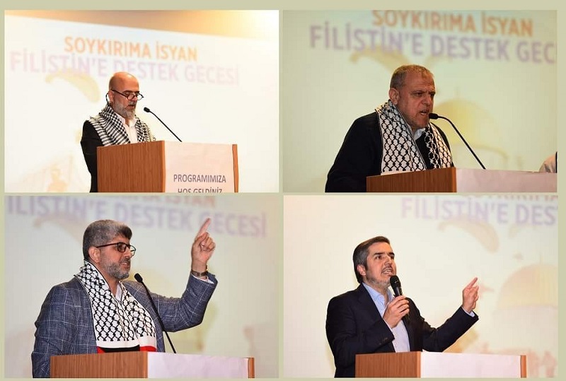 Kağıthane’de Soykırıma İsyan Filistin’e Destek Gecesi Düzenlendi