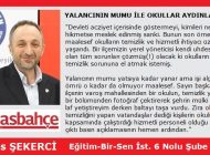 YALANCININ MUMU İLE OKULLAR AYDINLANMAZ