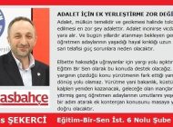 ADALET İÇİN EK YERLEŞTİRME ZOR DEĞİL