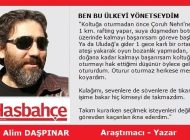 BEN BU ÜLKEYİ YÖNETSEYDİM