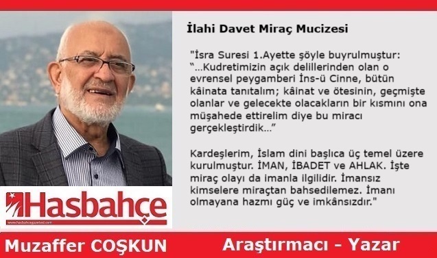 İlahi Davet Miraç Mucizesi