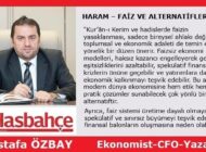 HARAM FAİZ VE ALTERNATİFLERİ