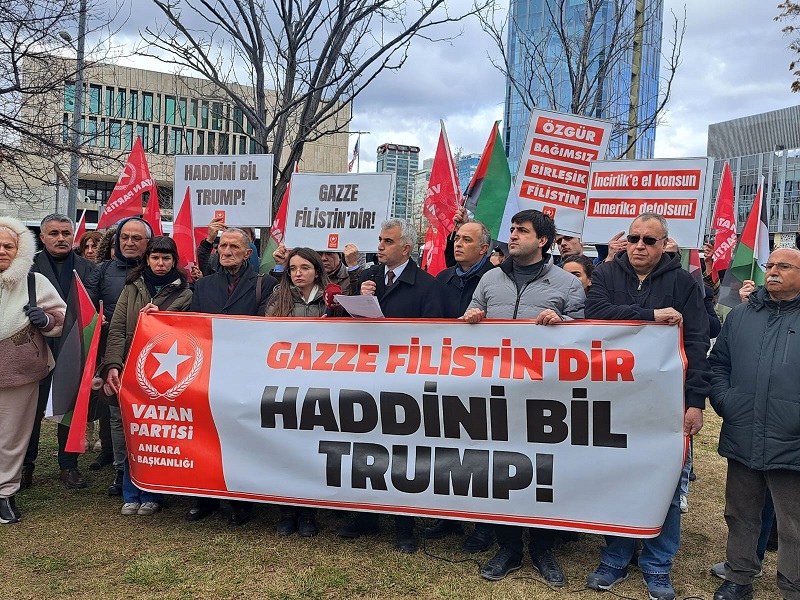 GAZZE FİLİSTİN’DİR – HADDİNİ BİL TRUMP