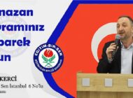 EBS İstanbul 6 Nolu Şube Başkanı İdris ŞEKERCİ’den Ramazan Bayramı Mesajı
