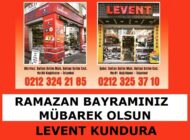 İSTANBUL LEVENT KUNDURA’dan Ramazan Bayramı Mesajı
