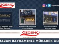 Özgenç Kuyumcu Blue diamond’dan Ramazan Bayramı Mesajı