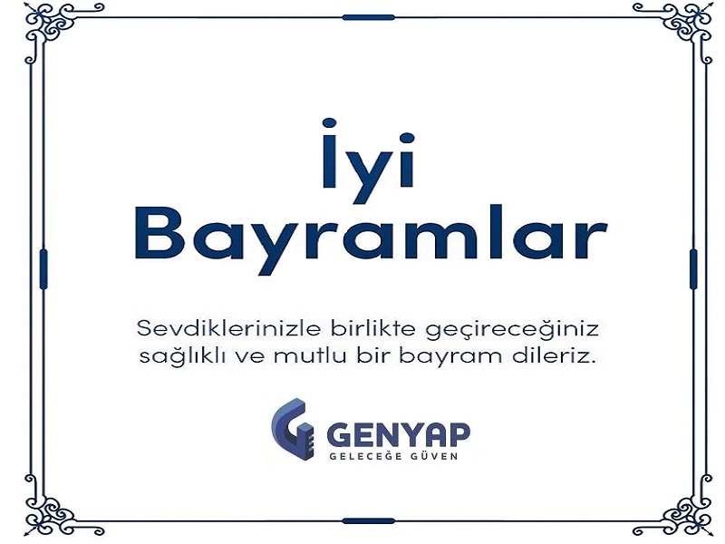 GENYAP’tan Ramazan Bayramı Mesajı