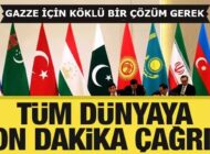 GAZZE İÇİN KÖKLÜ BİR ÇÖZÜM GEREK