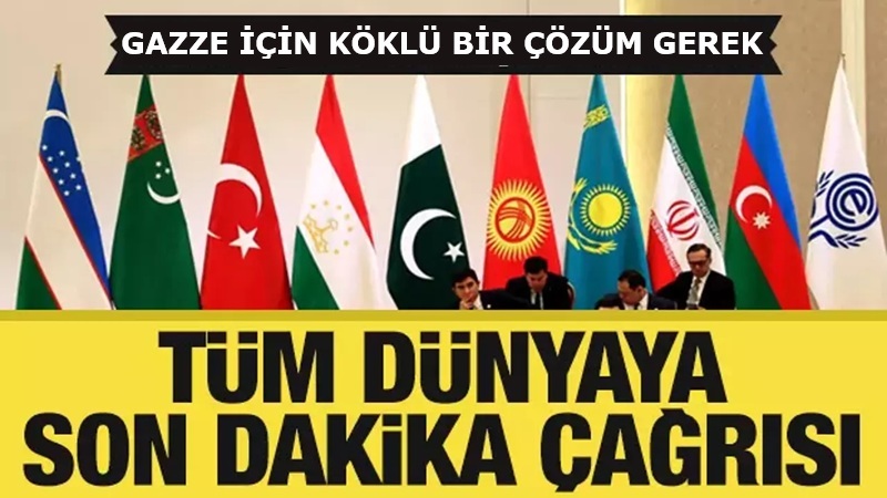 GAZZE İÇİN KÖKLÜ BİR ÇÖZÜM GEREK