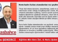 Norm kadro fazlası atamalardan vaz geçilmelidir