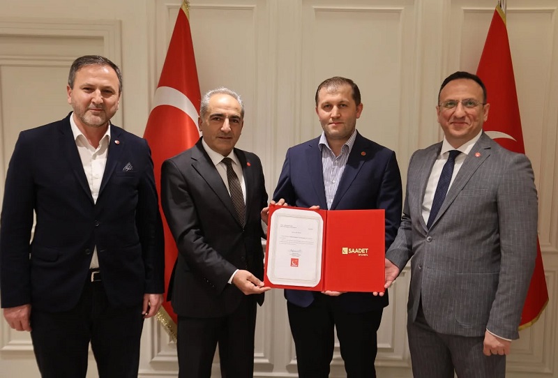 Saadet Partisi Kağıthane İlçe Başkanı Av.Mahir SEZGİN Oldu