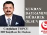 BBP Partisi Kağıthane İlçe Başkanı Cengizhan TOPÇU’dan Kurban Bayramı Mesajı