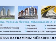 Deha Yatırım Üretim Mühendislikten Kurban Bayramı Mesajı