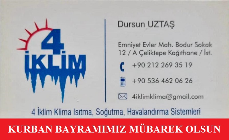4 İklim Klima’dan Kurban Bayramı Mesajı