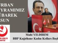 BBP Kağıthane Kadın Kolları Başkanı Mahi YILDIRIM’dan Kurban Bayramı Mesajı