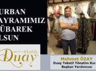 Duay Tekstil’den Kurban Bayramı Mesajı
