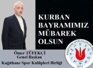 Kağıthane Spor Kulüpleri Birliği Genel Başkanı Ömer Tüfekçi’den Kurban Bayramı Mesajı