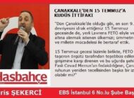 ÇANAKKALE’DEN 15 TEMMUZ’A KUDÜS İTTİFAKI
