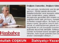 Değişen Zamanlar, Değişen Gündemler