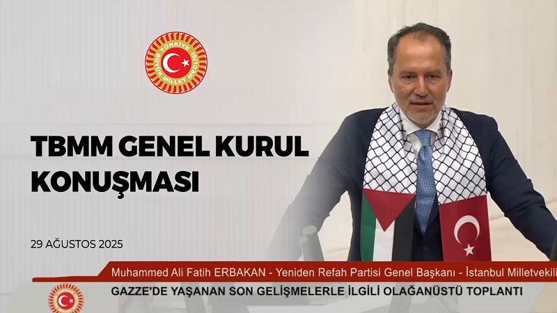 Fatih Erbakan’dan Gazze Konusunda İktidara “Somut Adım” Çağrısı
